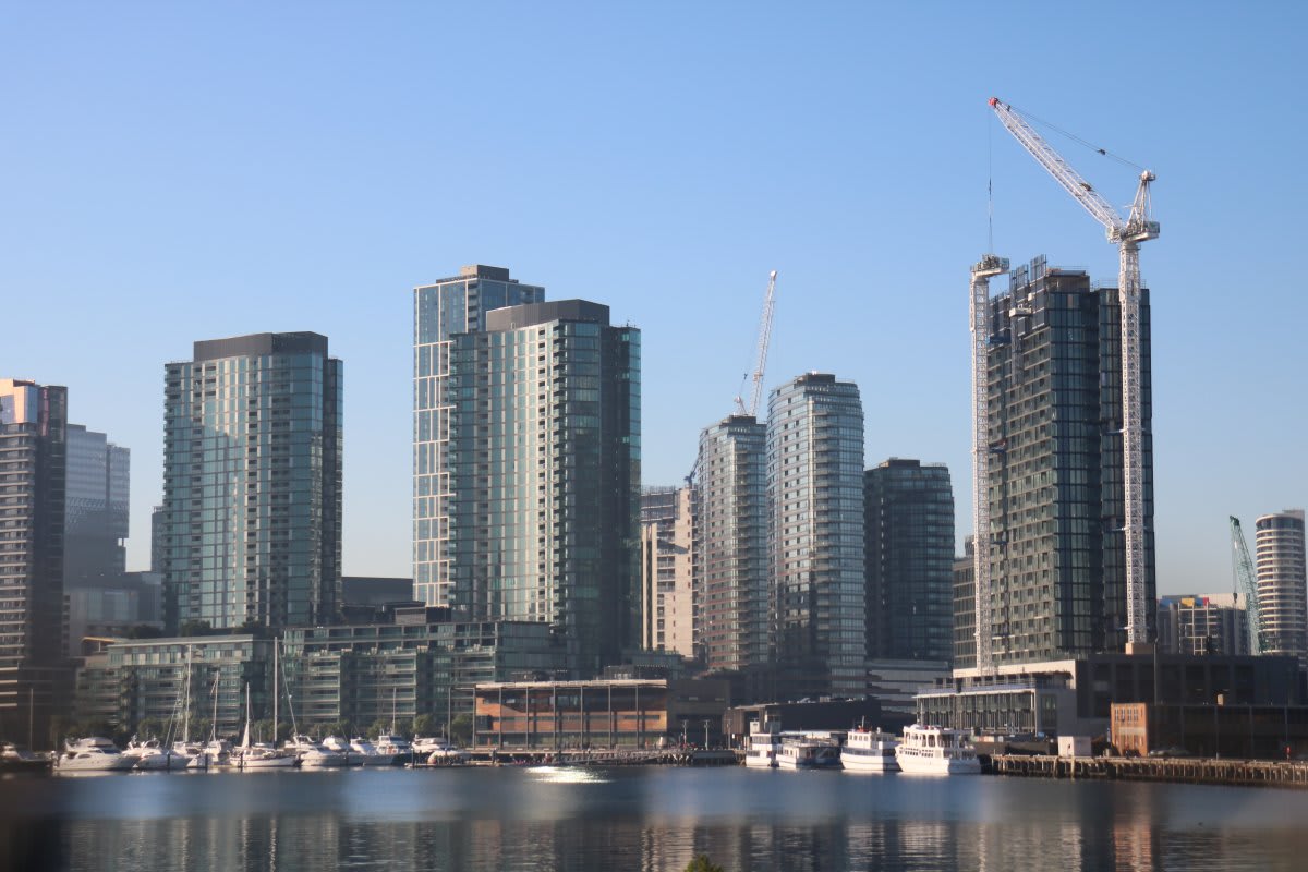 839 Collins Street tops out at Victoria Harbour