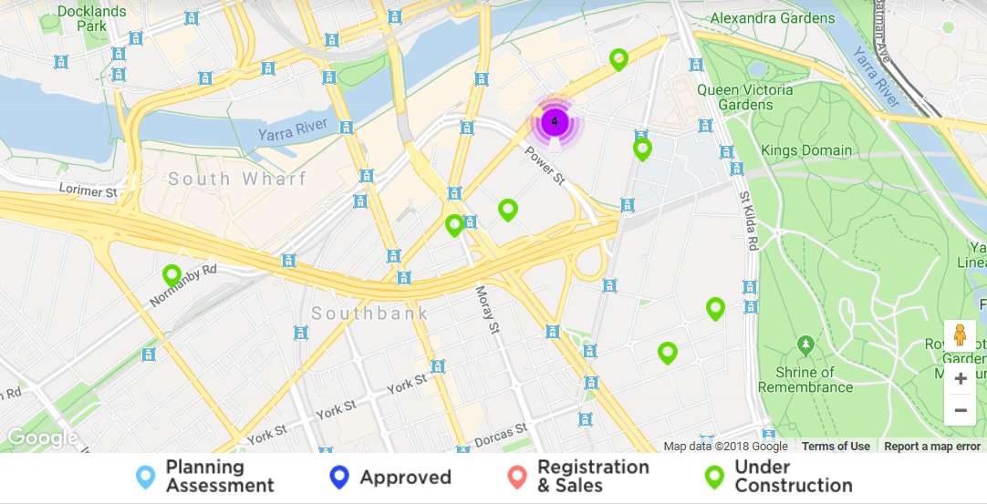 Southbank Construction Overview - August 2018