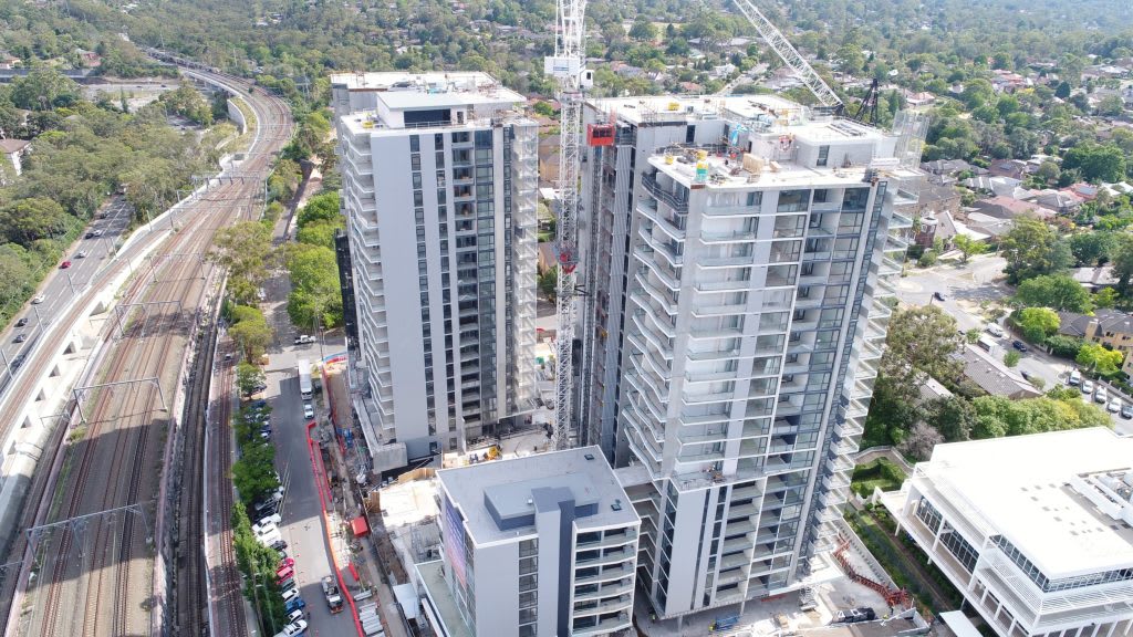 Construction progress update at Poly Horizon