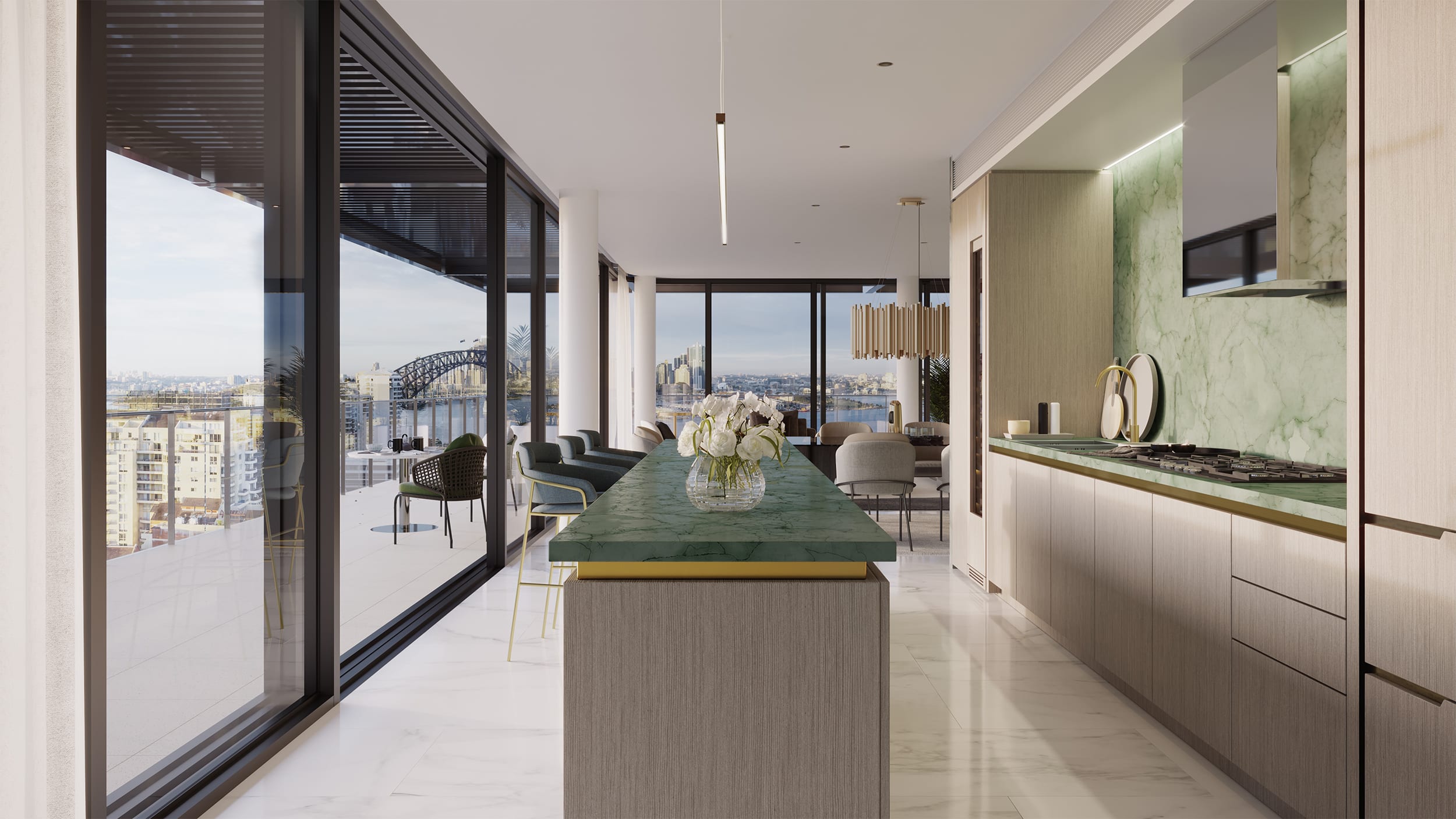 Aqualand celebrates tree-topping ceremony for Blue at Lavender Bay