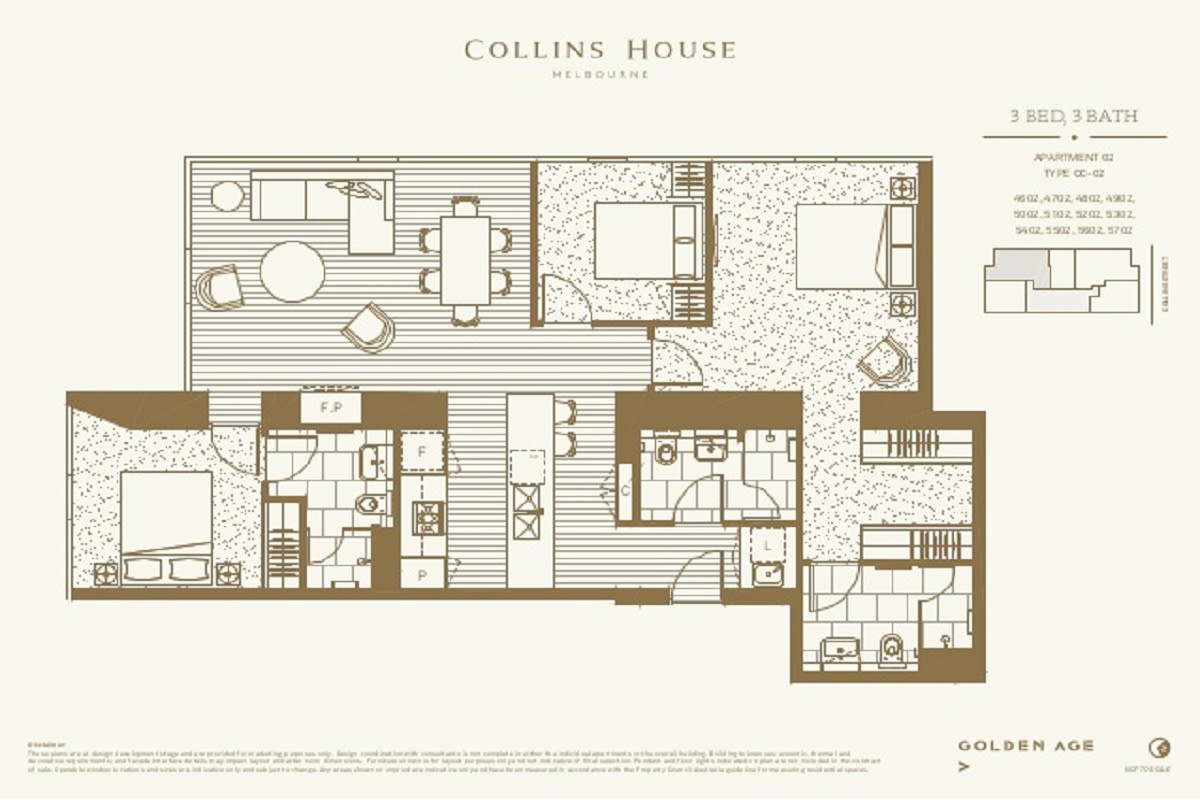 Collins House floor plans