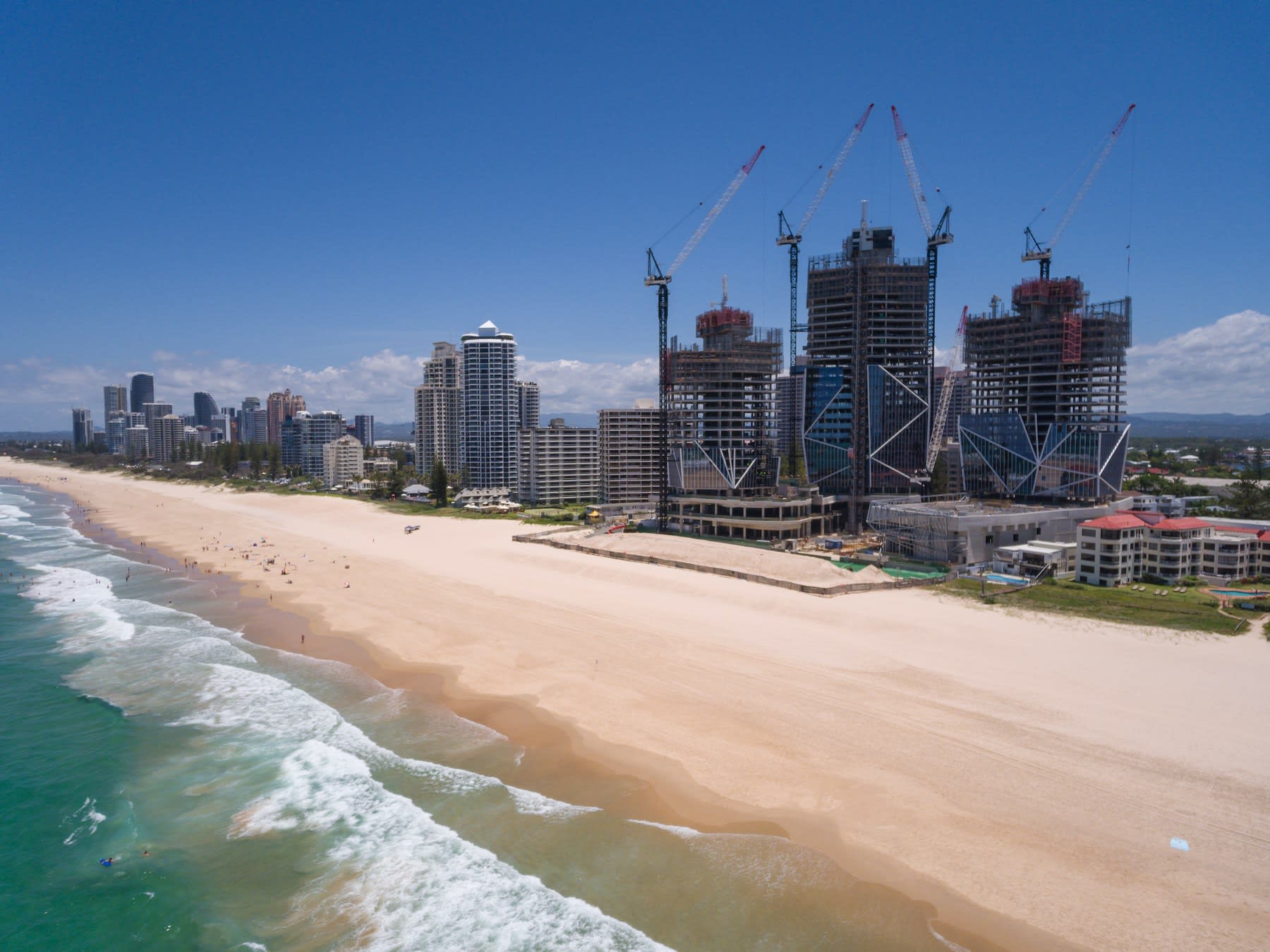 Gold Coast crane watch: Crane numbers decline over the last six months