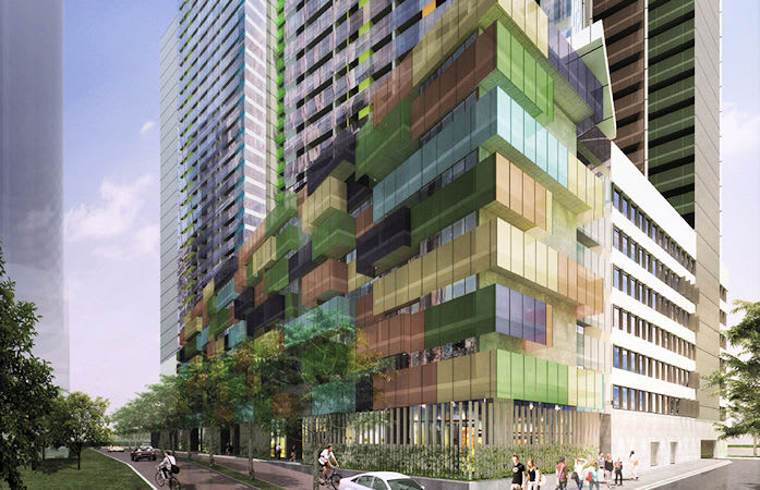 MGS create the shipping container skyscrapers