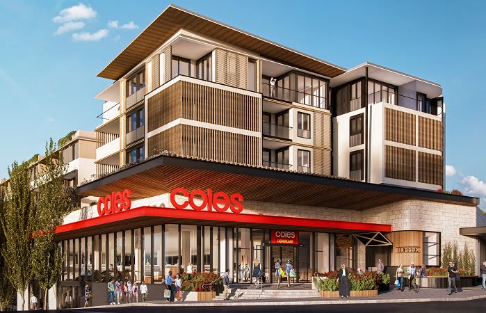 Coles Group pushes shop top apartment developments in Melbourne and Sydney