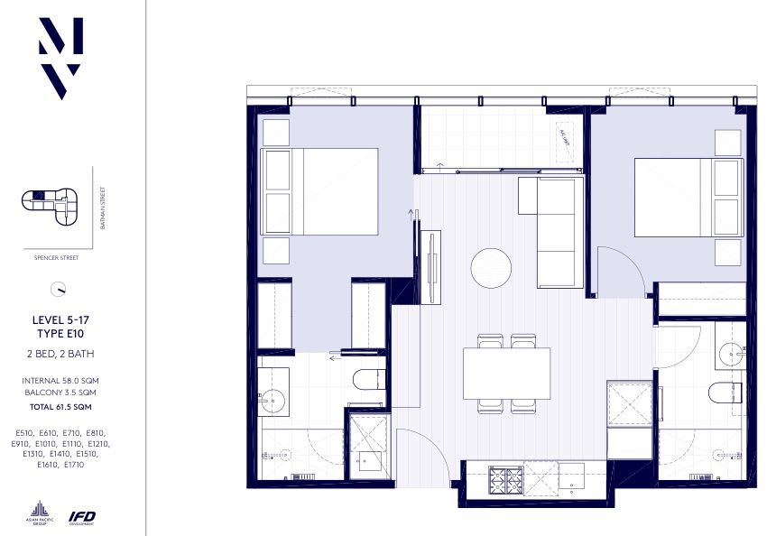 Melbourne Village floor plans
