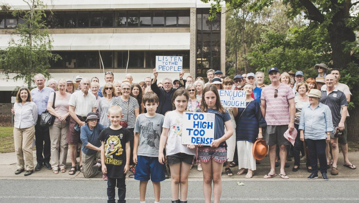 Residents say building 'too high' for Constitution Avenue