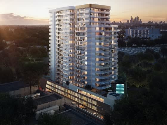 The Crest is complete and ready to move in, designed by renowned Woods Bagot