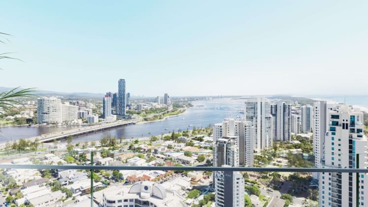 Stunning full-floor apartments overlooking the Gold Coast Hinterlands.