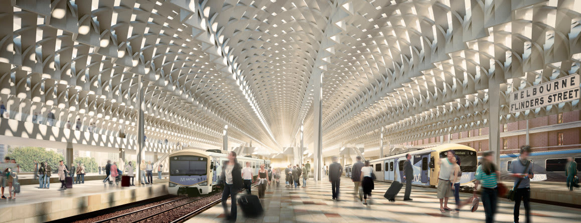Public Transport + Architecture = Seagull on a hot chip; thoughts on Flinders Street Station competition entries