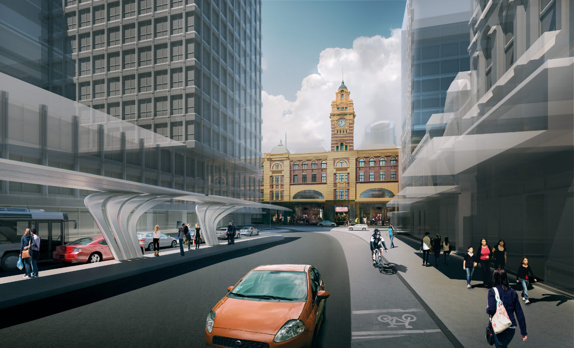 Public Transport + Architecture = Seagull on a hot chip; thoughts on Flinders Street Station competition entries