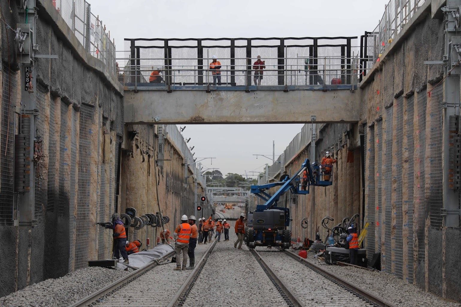 Only two level crossings remain between the City and Ringwood