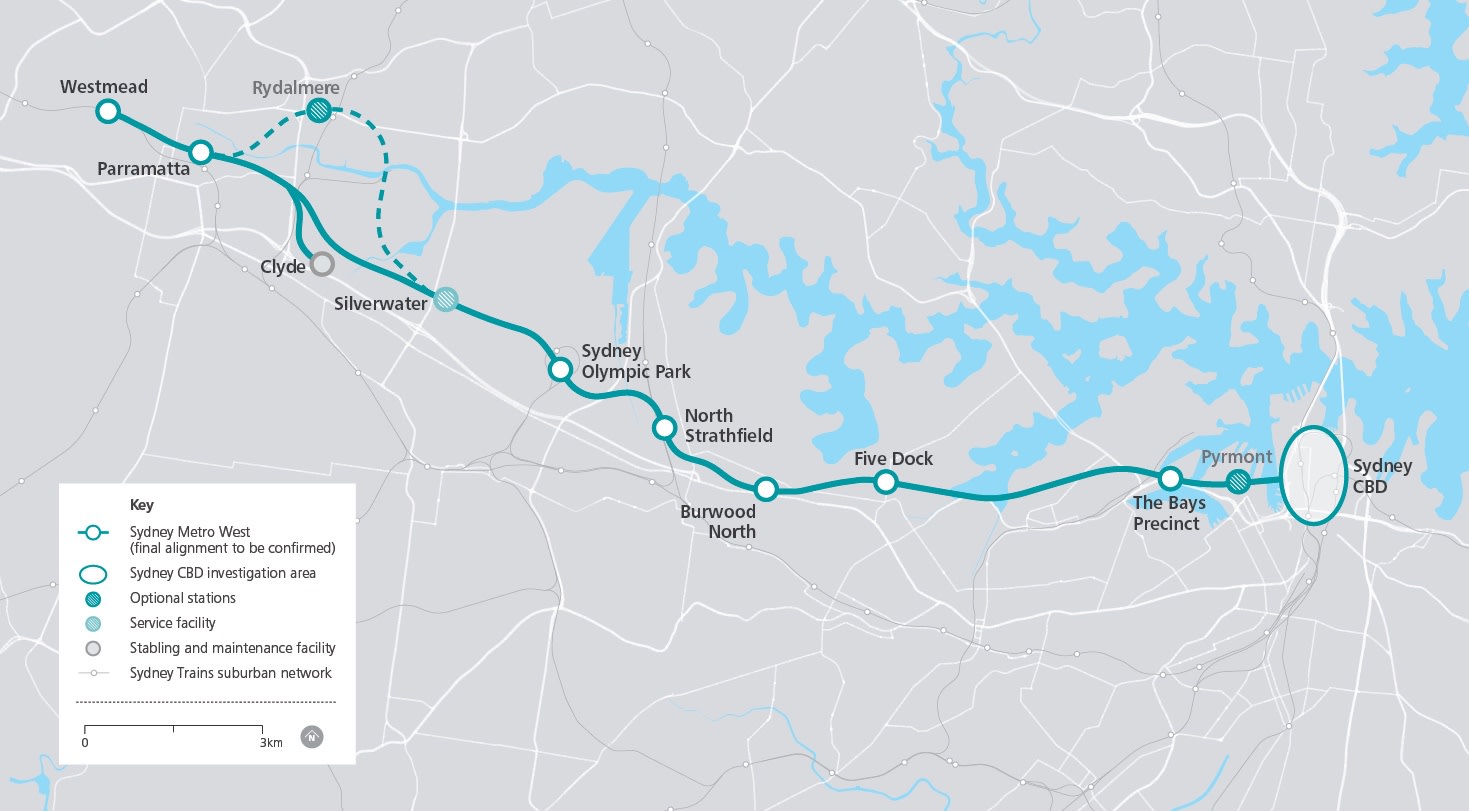 NSW Government confirms Sydney Metro West's station locations