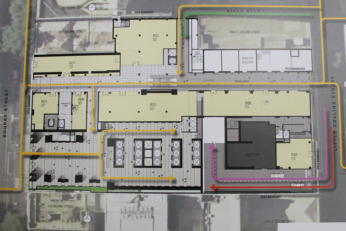 Planning Application > 405 Bourke Street, Melbourne