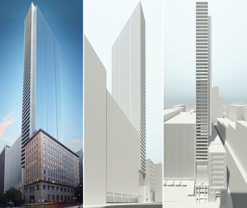 The pencil skyscraper > 464 Collins Street in depth