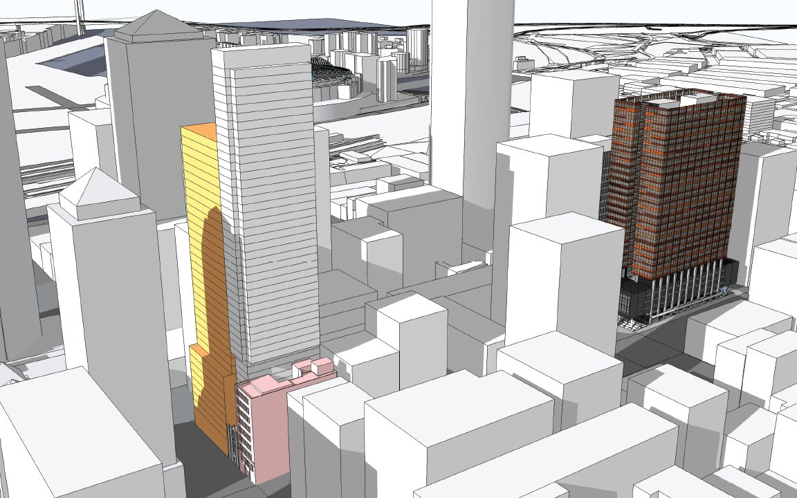 The pencil skyscraper > 464 Collins Street in depth