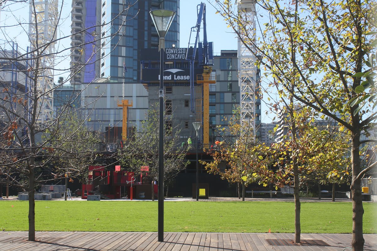 Talking up Docklands' newest showpiece
