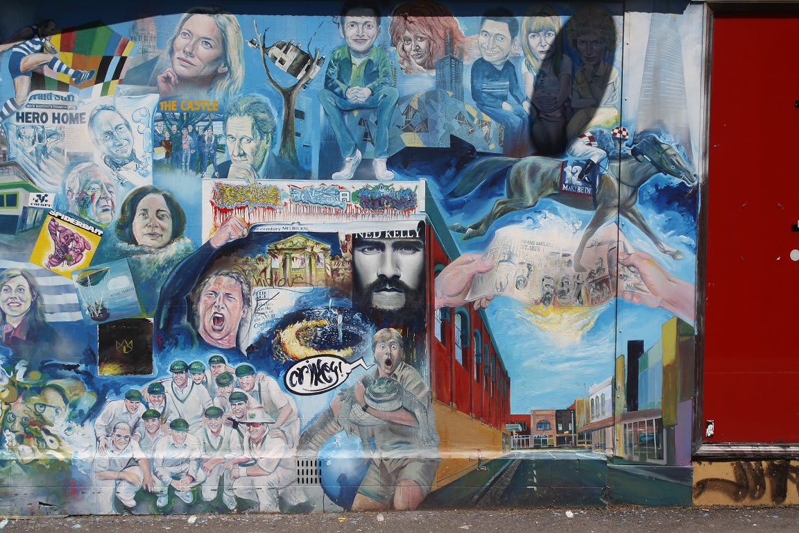 Melbourne's history, in paint and over 50 incredible metres