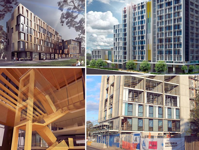 An overview of Melbourne's student accommodation projects
