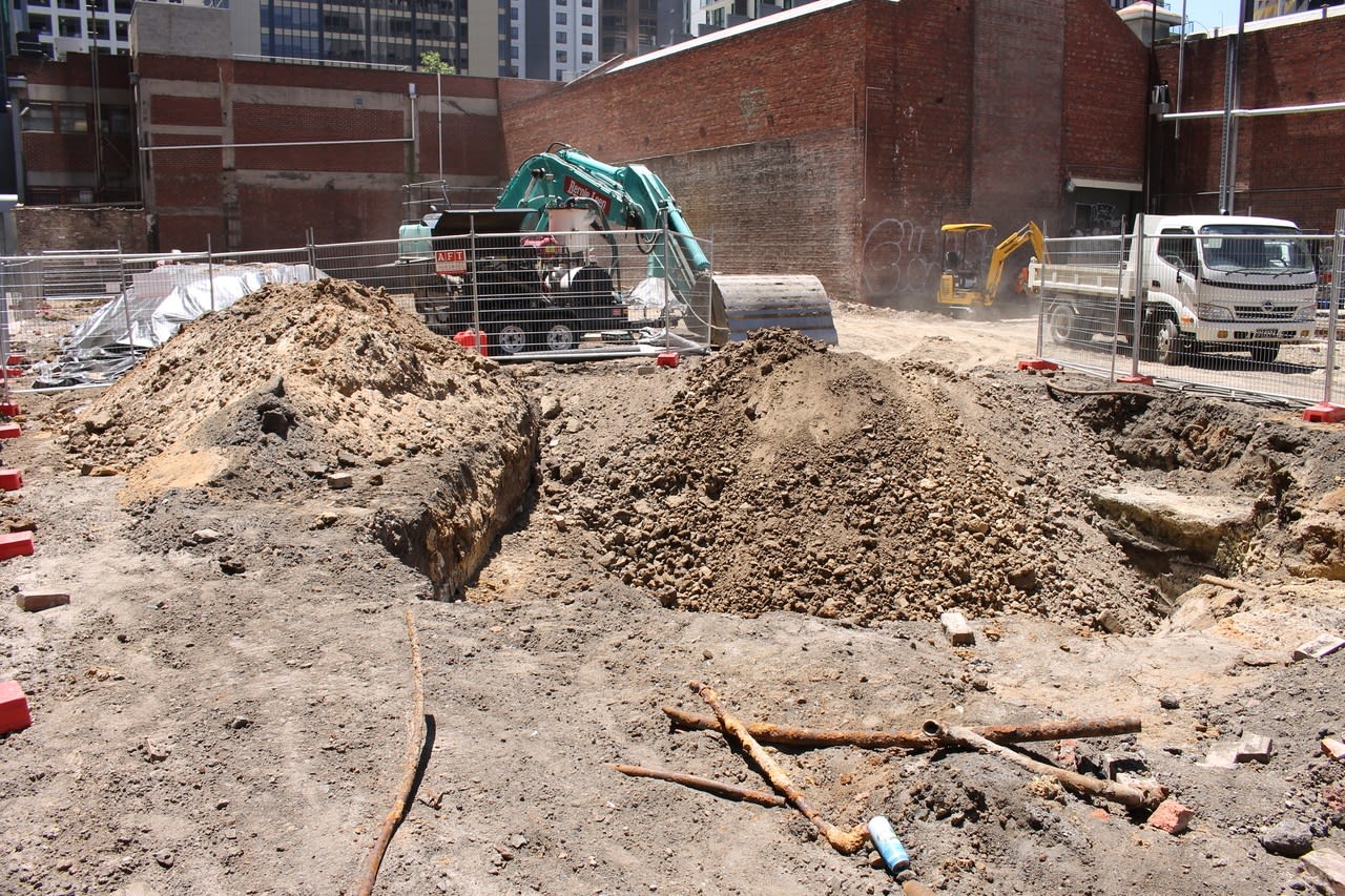 Proposals no more, the top end of Elizabeth Street is now a story of mass construction