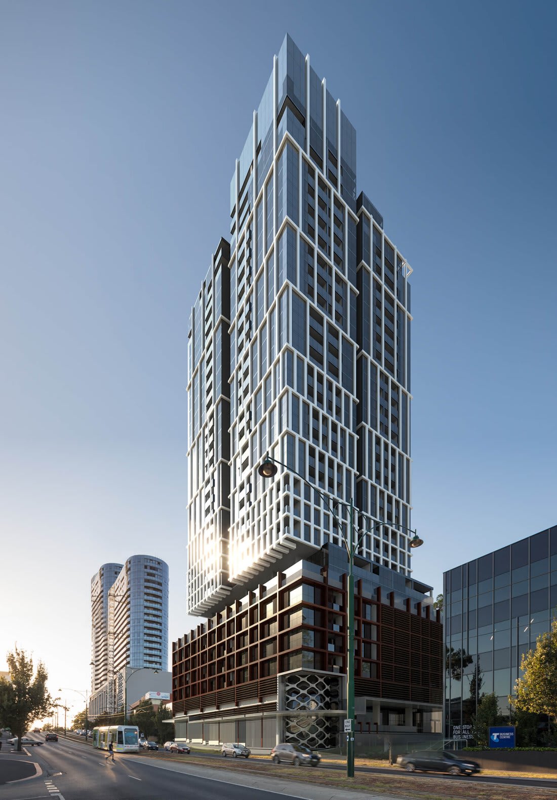 Doubletree by Hilton and East Central Tower define LongRiver's Box Hill aspirations