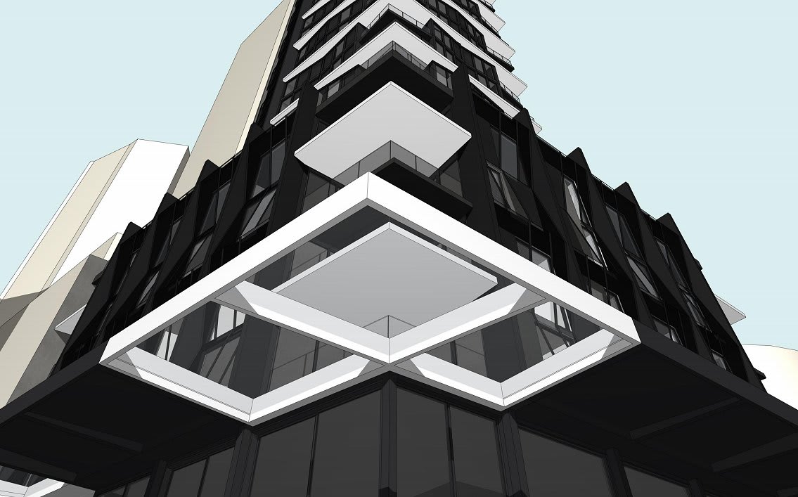 Hayball's 'island' tower emerges above a wave of South Melbourne development