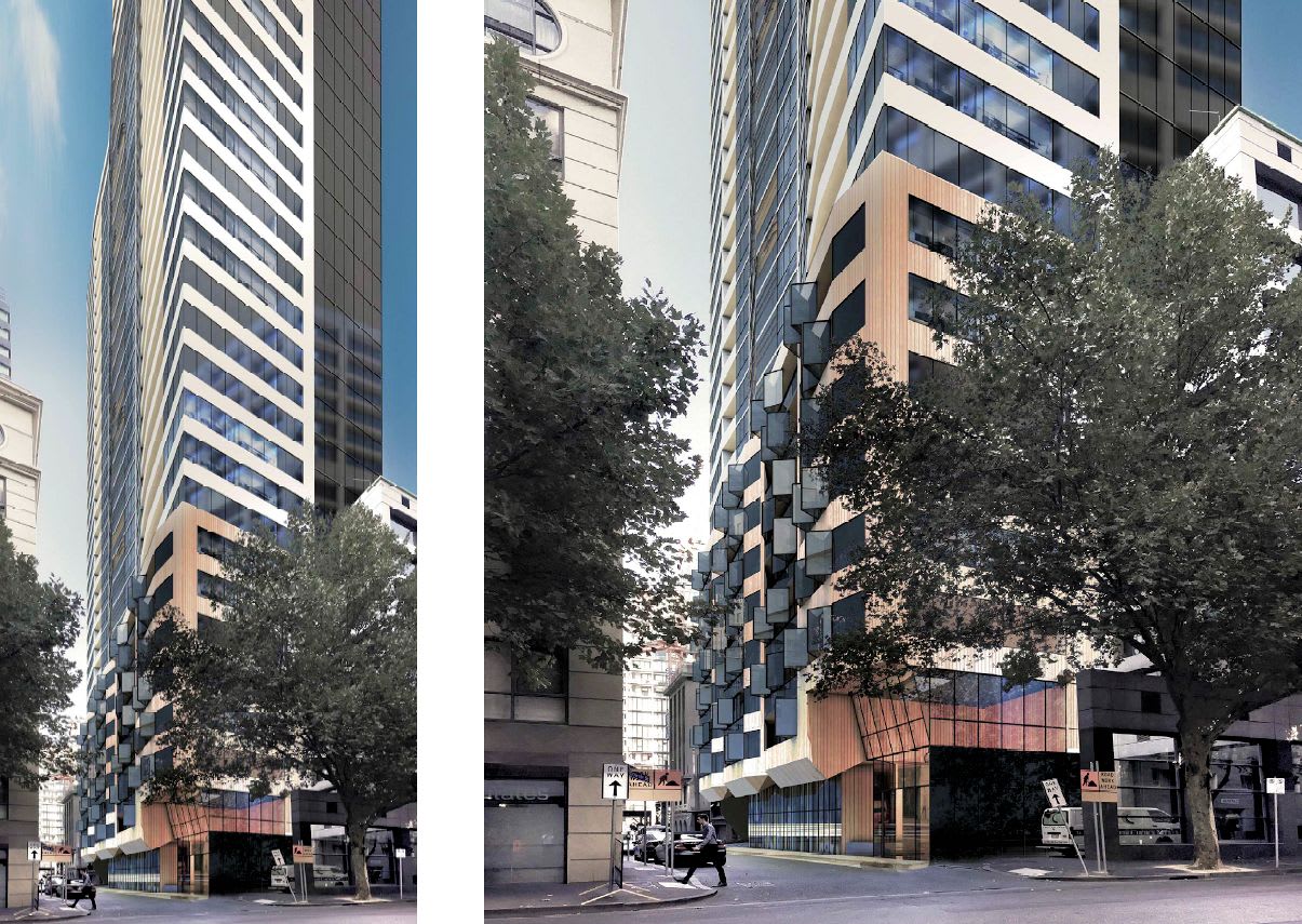 What's in a podium? 9-27 Downie Street, Melbourne