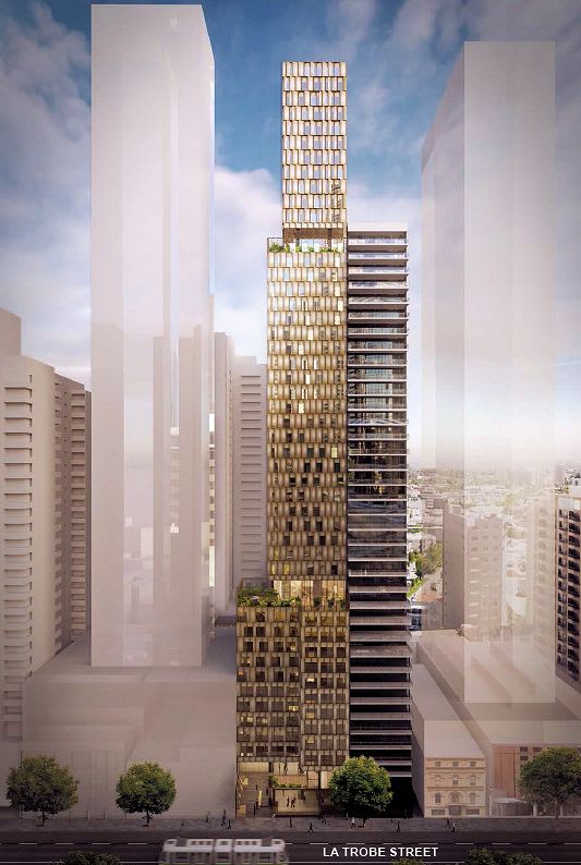 Blue Sky's ambitious student accommodation project: 42-50 La Trobe Street