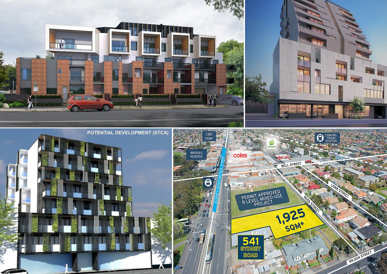 Development sites presently advertised for sale offer a reflection of the current market