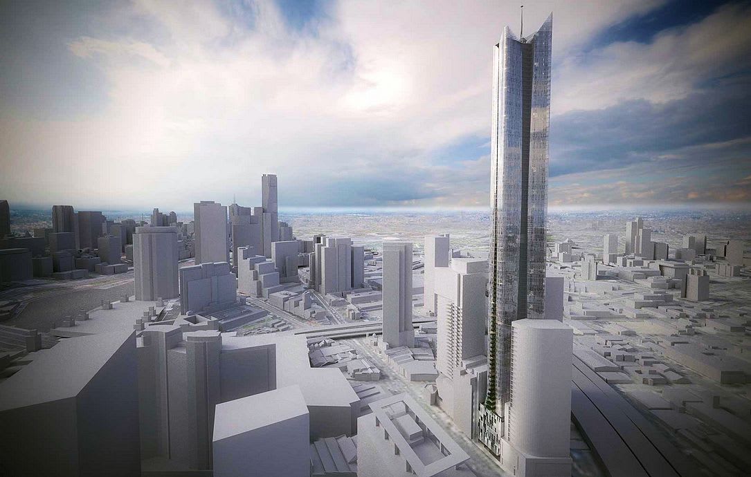 One up, one down in the residential tower stakes