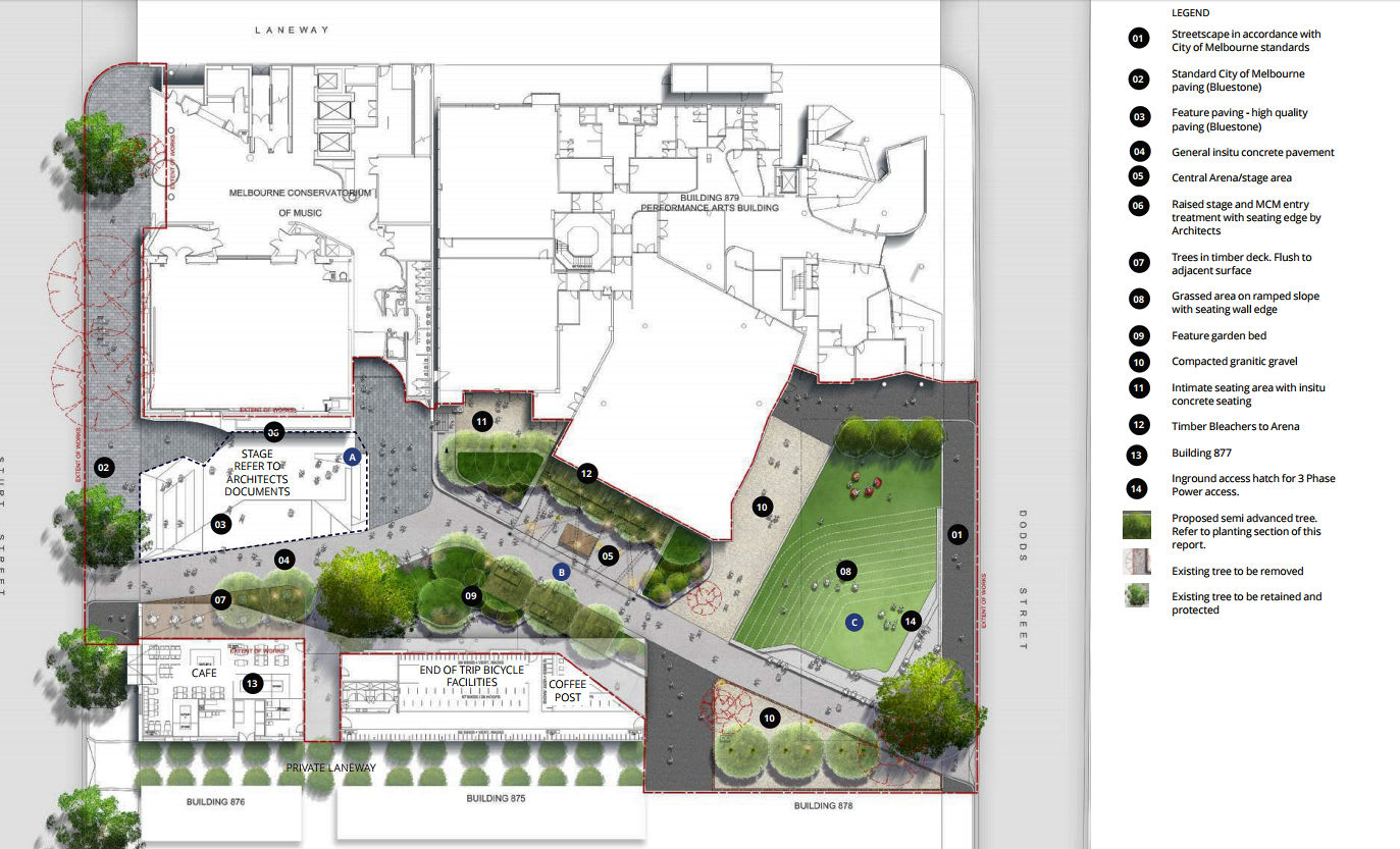 Southbank street life flourishes under the new Melbourne Conservatorium of Music proposal