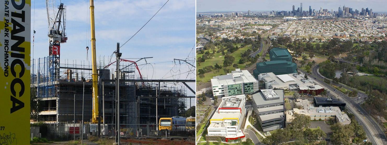 Construction works echo around Botanicca as further office buildings await
