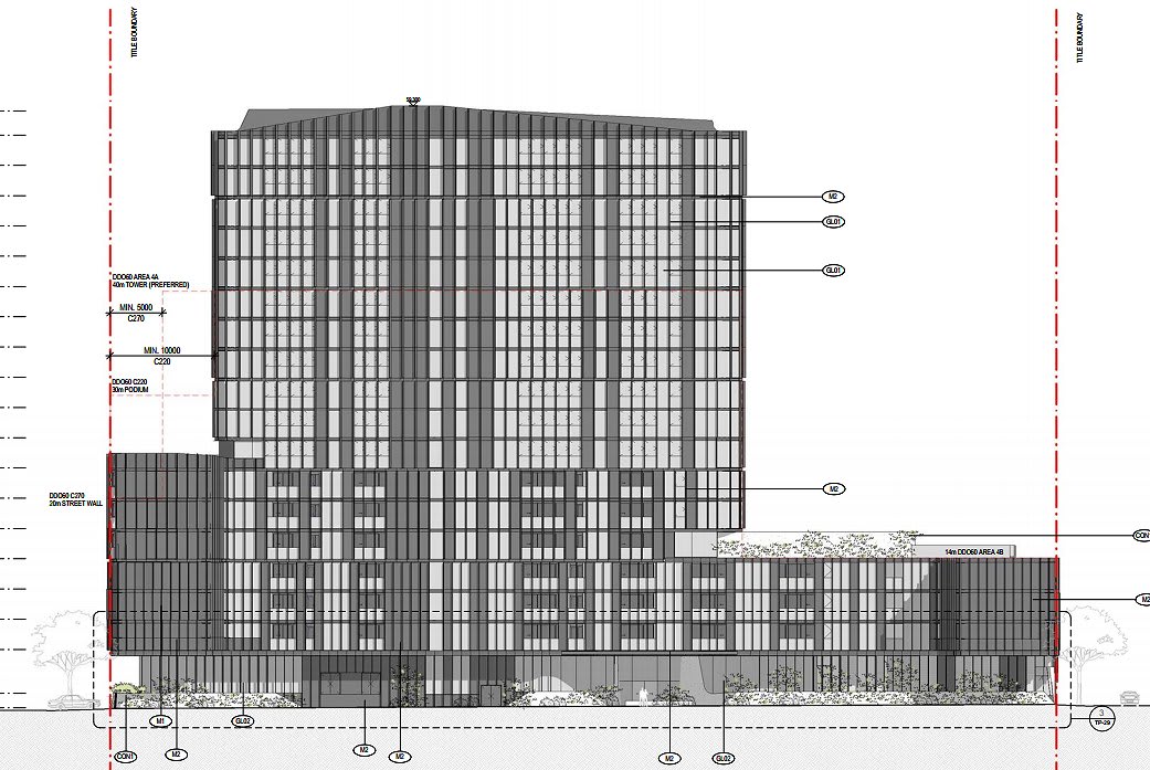 Another Sturt Street skyscraper is brought back down to earth