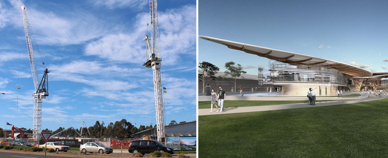 The Federation Square of Melbourne's east takes shape