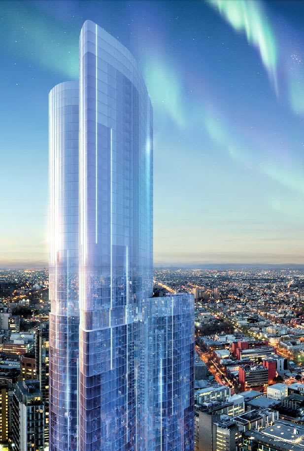 The answer becomes Aurora Melbourne Central upon approval