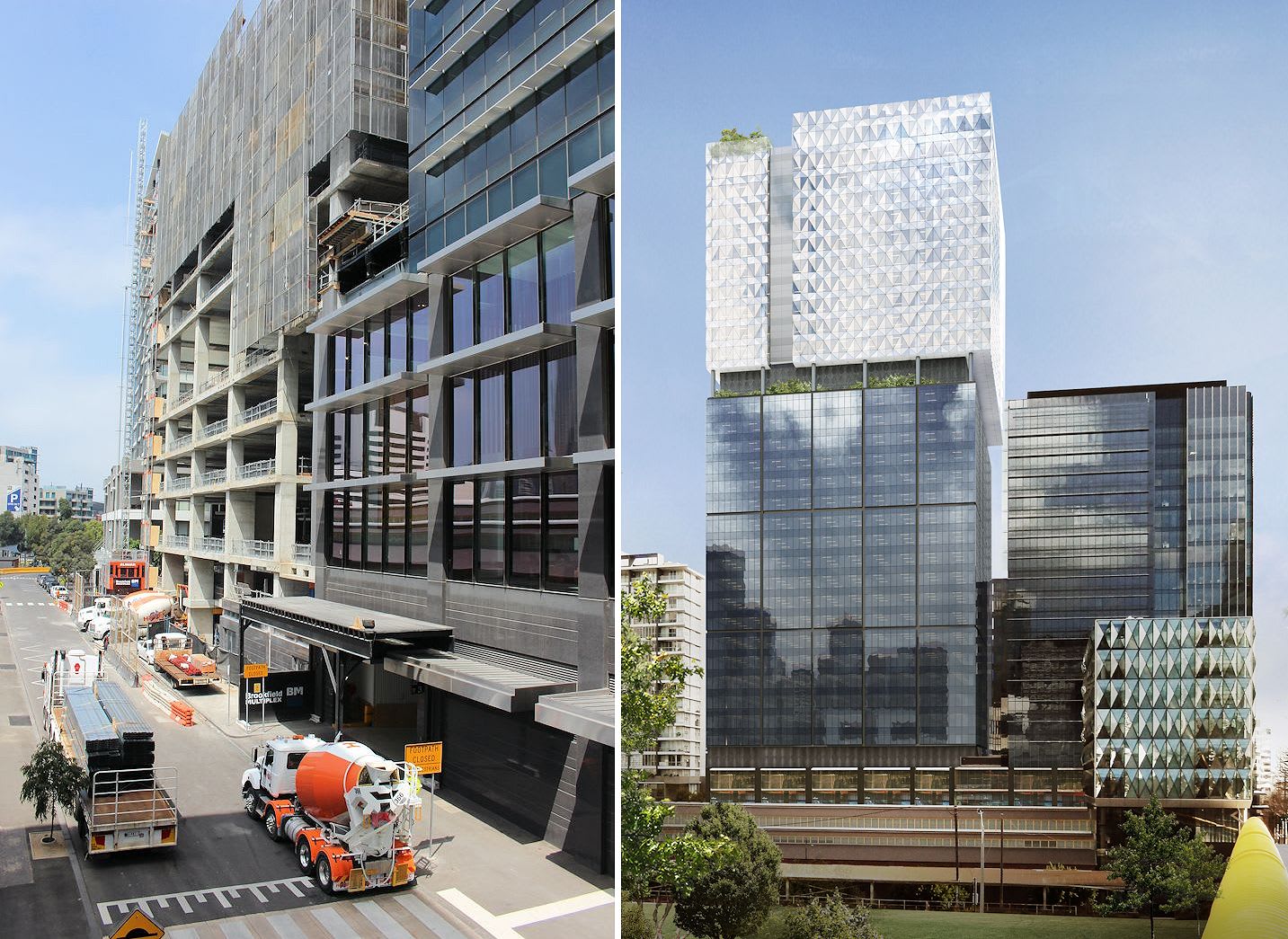 Collins Square approved one day, under construction the next