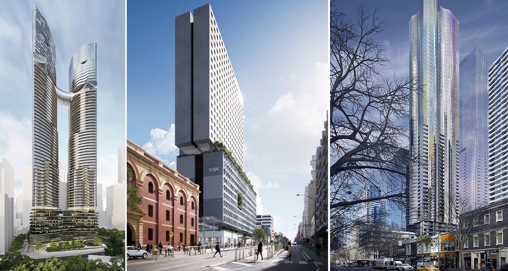 Where the tall ones are: a construction snapshot of the CBD's northern talls