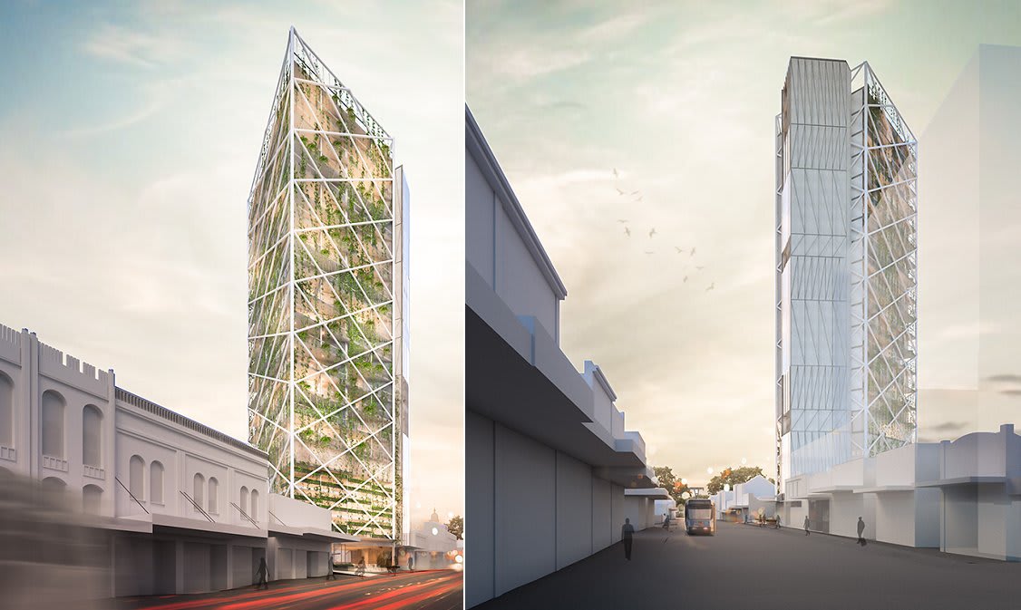 SMA Projects reveals Australia's first above rail line residential building 