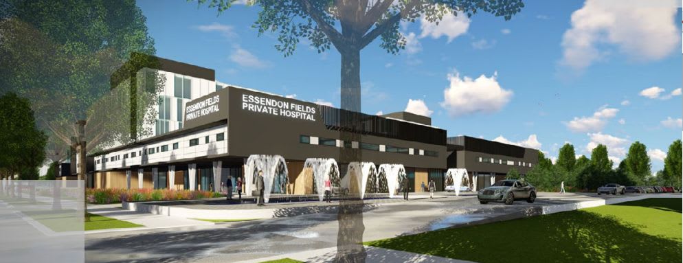 A new hospital underpins the surge of development within Essendon Fields