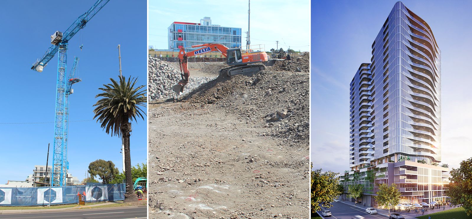 What was Maribyrnong Wharf now shapes as an apartment haven