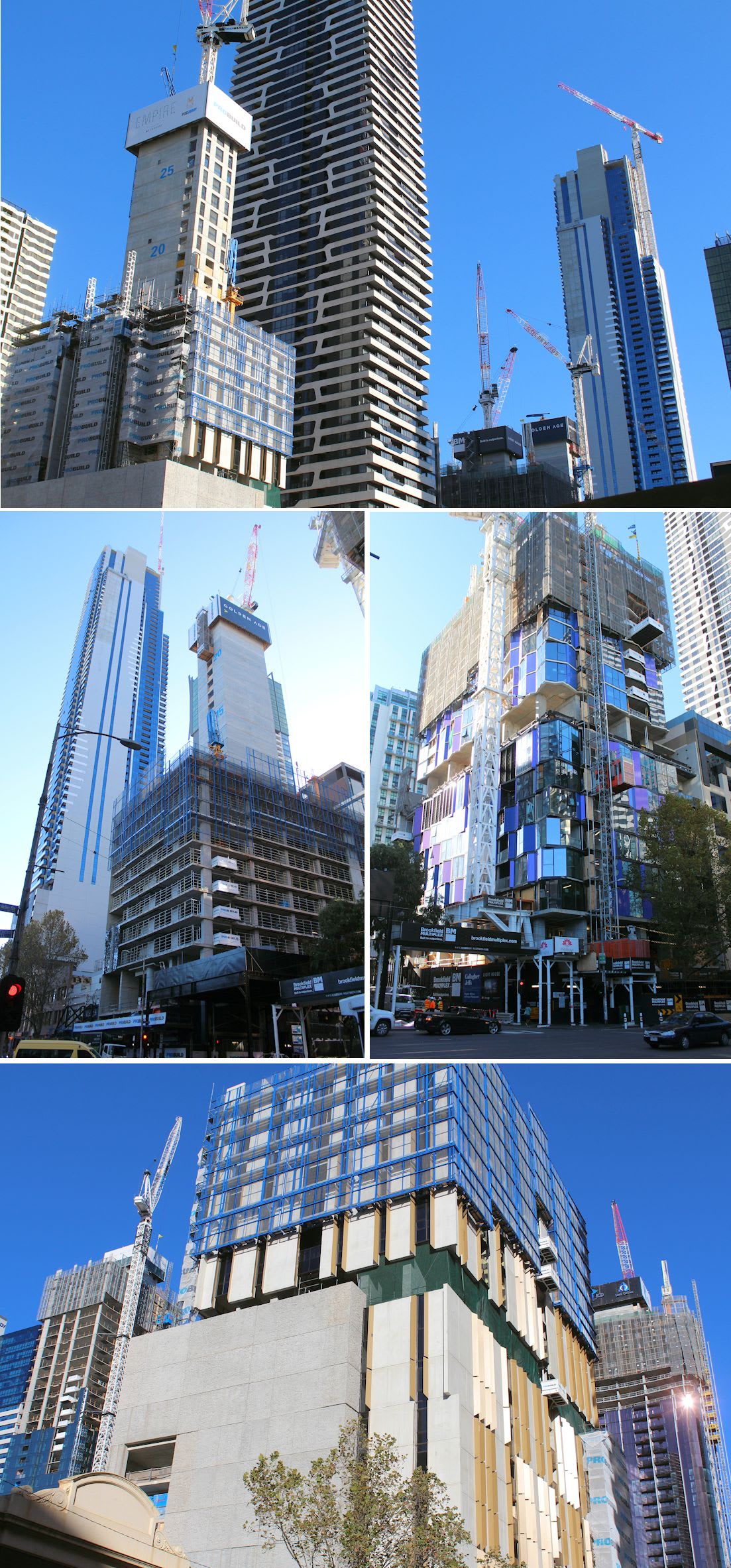 The CBD's northern construction boom in colour