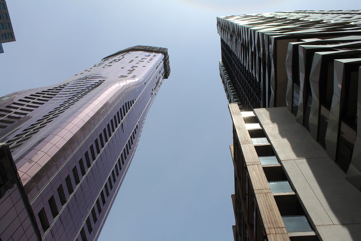 Three years on, Eq. Tower tops out