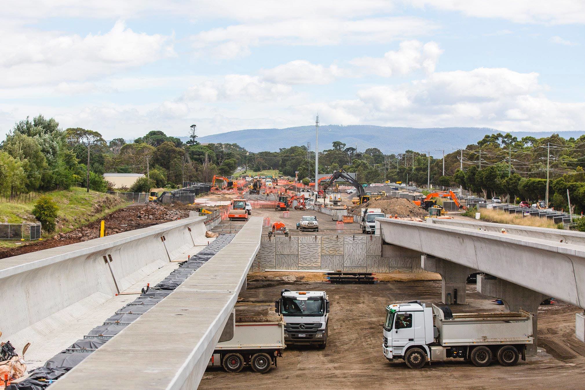 Noble Park's new station inching closer to opening