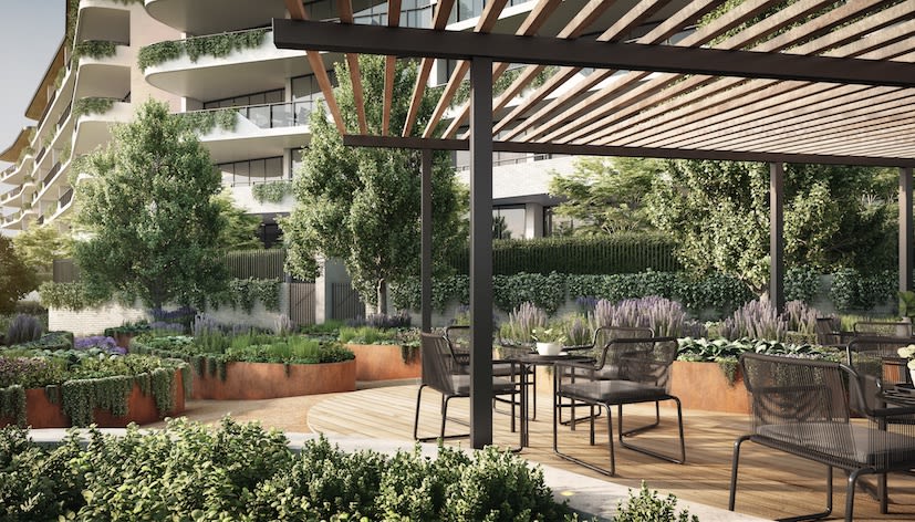 Mirvac’s latest apartment building to offer private gardens, co-working spaces and unparalleled entertaining facilities