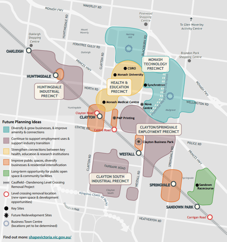 Consultation begins for the Monash Employment Cluster
