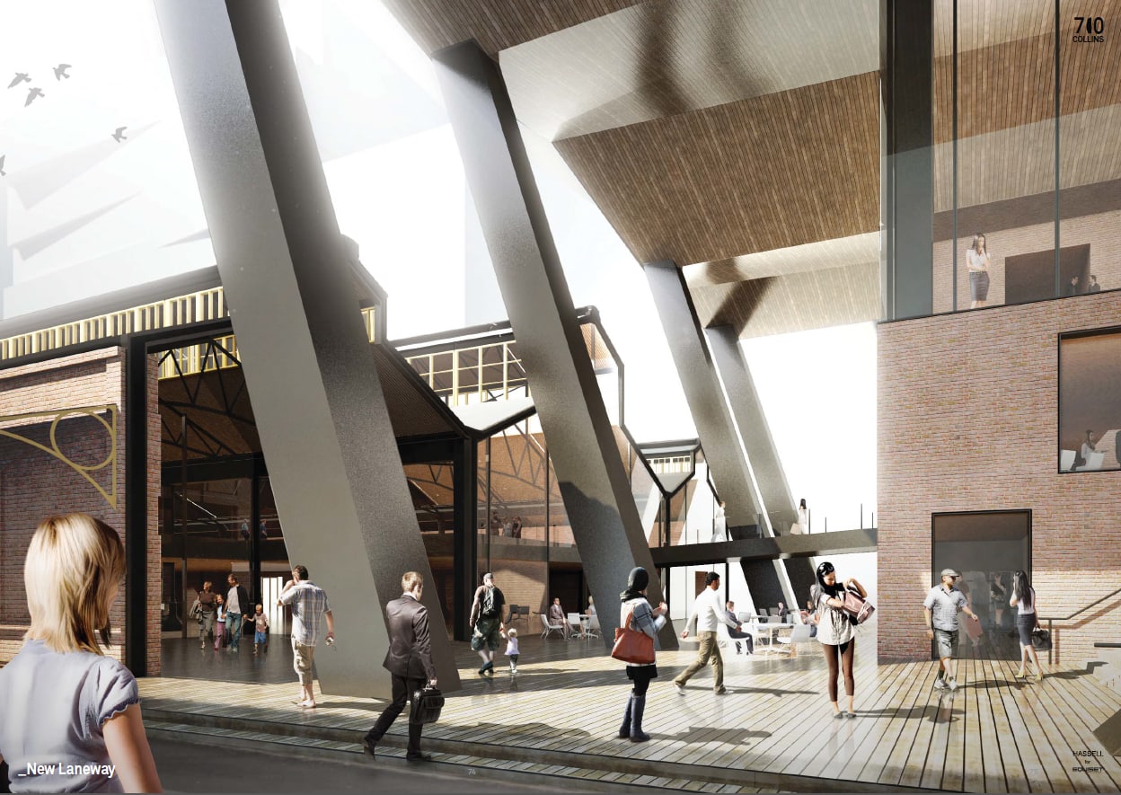 Coming up with the Goods - 710 Collins Street Docklands