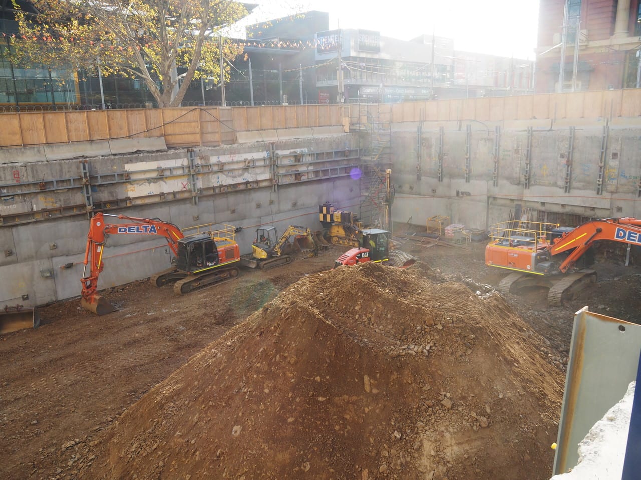 The state of construction in Melbourne - mid May 