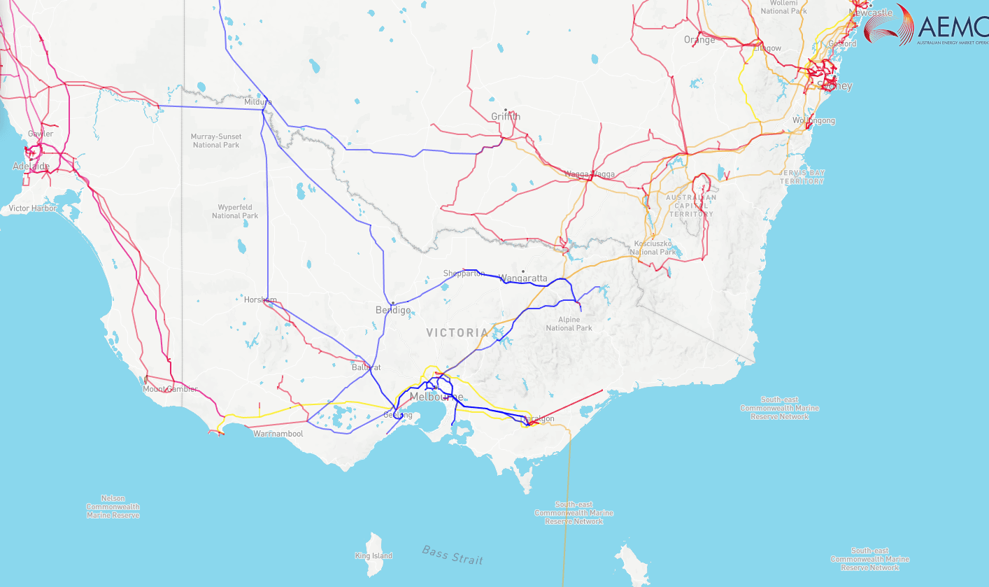It's not just Melbourne developing westward, our electricity network is too