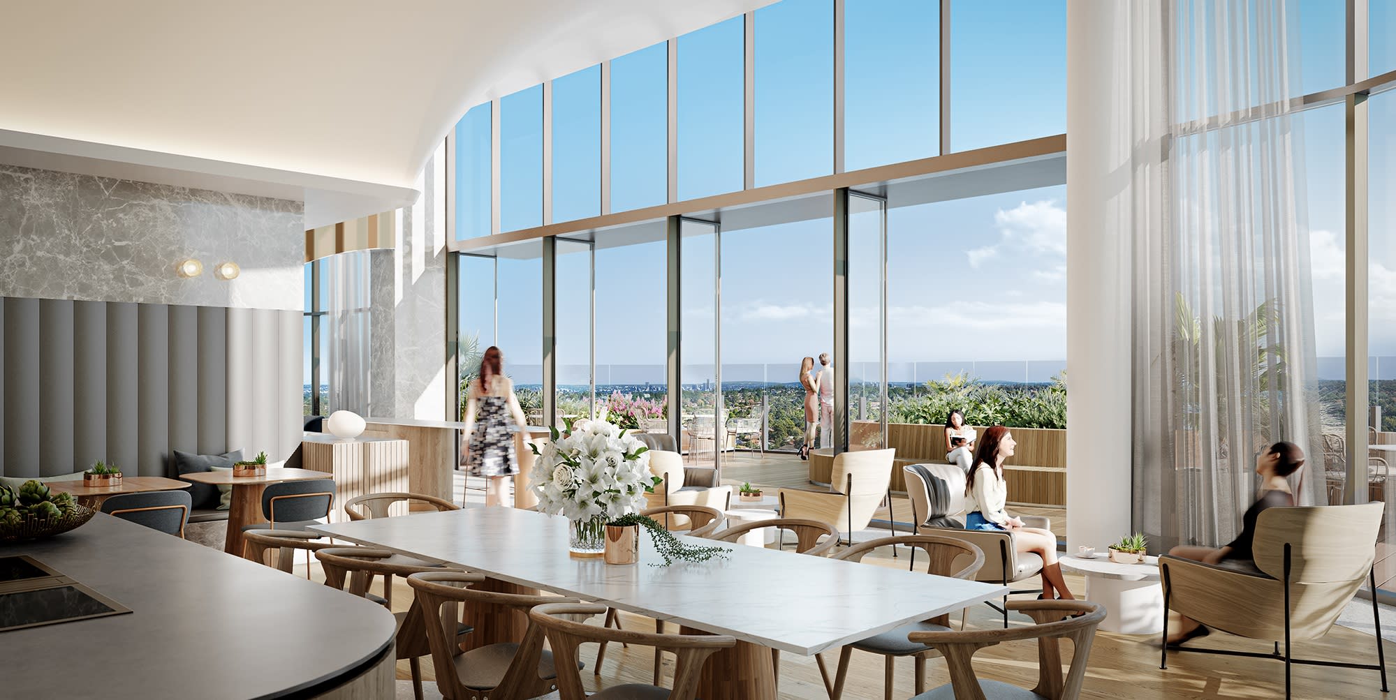 Five Sydney apartments with the most lavish communal dining