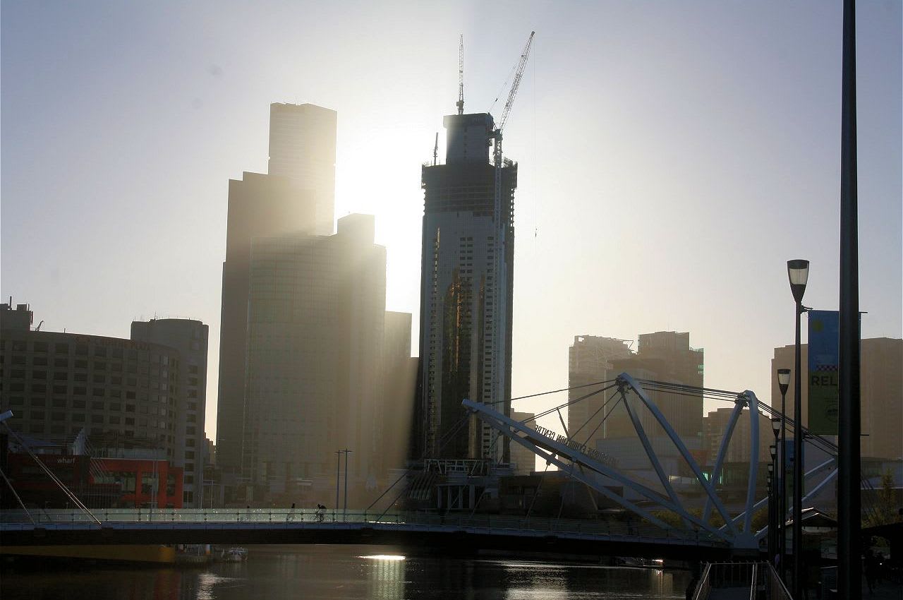 A bronzed icon takes its place