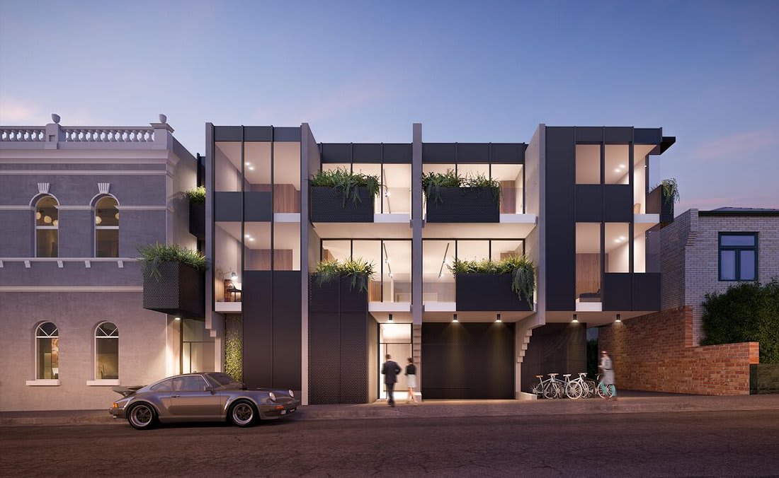 A model whereby apartments and hotels coexist